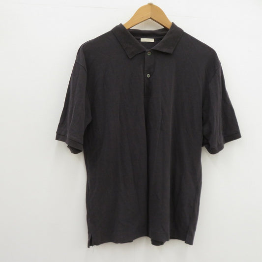 ULTERIOR C/C PIQUE POLO SHIRTS ポロシャツ ULCS15-20A29U ブラック サイズ：3【瀬戸大橋店】