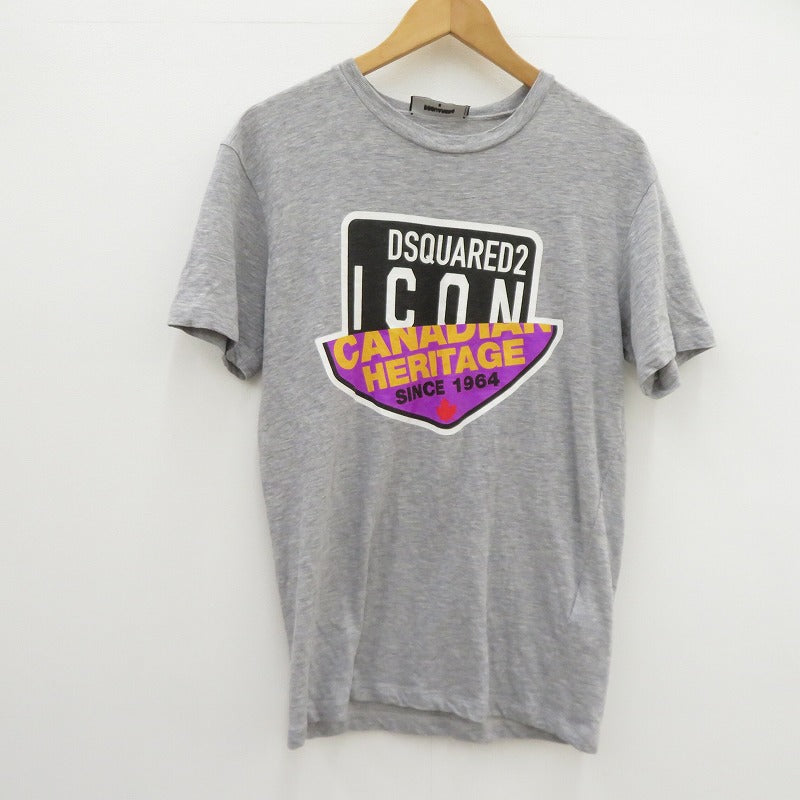 DSQUARED2 | ディースクエアード 21SS ICON T-shirt 半袖Ｔシャツ S79GC0013 グレー サイズ：S【瀬戸大橋店】