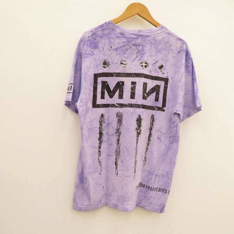 ［ー］Minus | マイナス Bootleg Tee 半袖Ｔシャツ MTL-BTEE003 パープル サイズ：1【瀬戸大橋店】