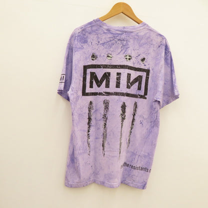 ［ー］Minus | マイナス Bootleg Tee 半袖Ｔシャツ MTL-BTEE003 パープル サイズ：1【瀬戸大橋店】