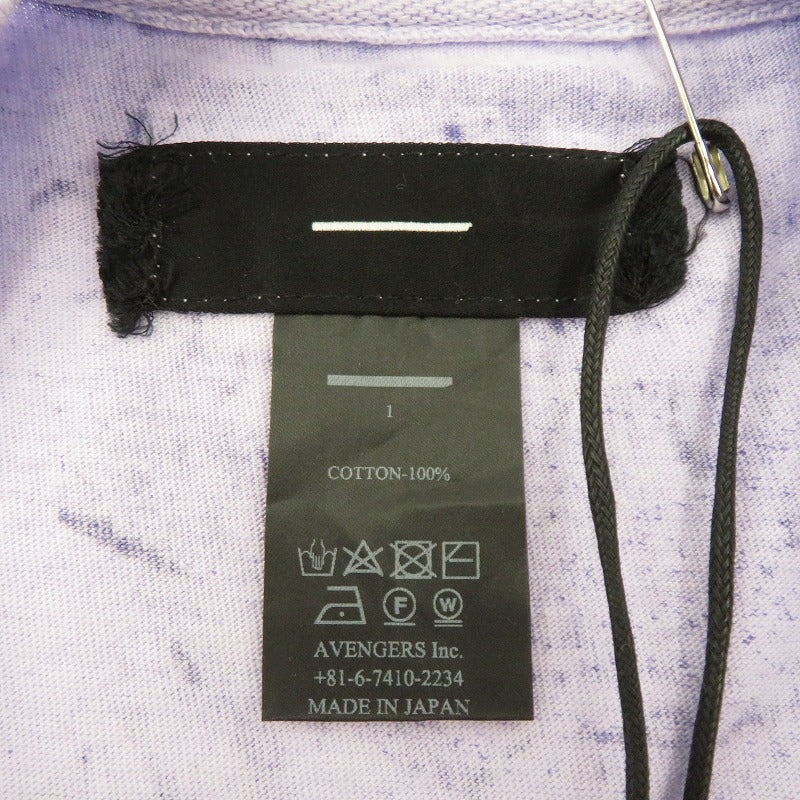 ［ー］Minus | マイナス Bootleg Tee 半袖Ｔシャツ MTL-BTEE003 パープル サイズ：1【瀬戸大橋店】