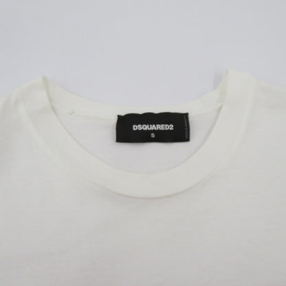 DSQUARED2 | ディースクエアード T-Shirt Hot Shower 半袖Ｔシャツ S74GD0651 ホワイト サイズ：S【瀬戸大橋店】