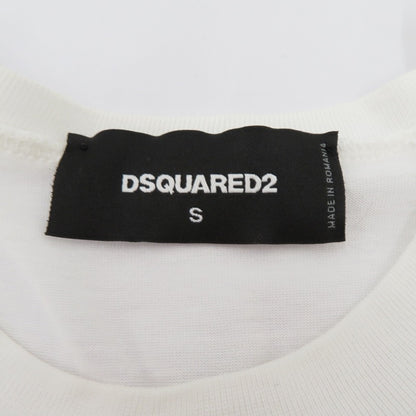 DSQUARED2 | ディースクエアード T-Shirt Hot Shower 半袖Ｔシャツ S74GD0651 ホワイト サイズ：S【瀬戸大橋店】