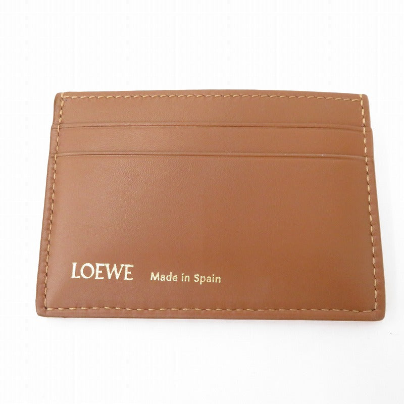 LOEWE | ロエベ アナグラムジャガード プレーン カードホルダー カードケース C604322X02 ブラウン【瀬戸大橋店】