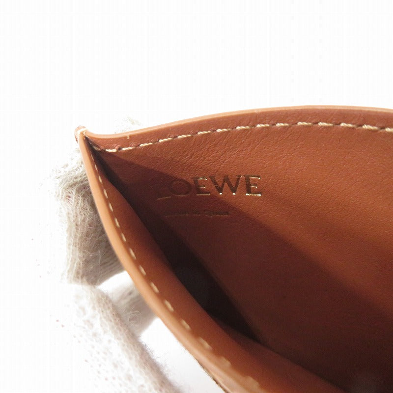 LOEWE | ロエベ アナグラムジャガード プレーン カードホルダー カードケース C604322X02 ブラウン【瀬戸大橋店】