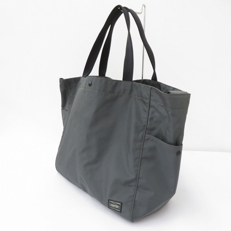 PORTER | ポーター JOIN 2WAY トートバッグ 872-07646 グレー【瀬戸大橋店】