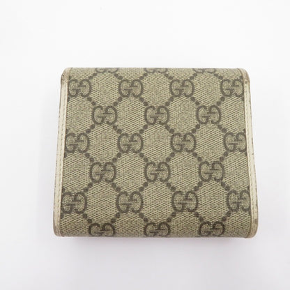 GUCCI | グッチ GGスプリーム ホースビット 1955 二つ折り財布 621891・534563 ベージュ【瀬戸大橋店】