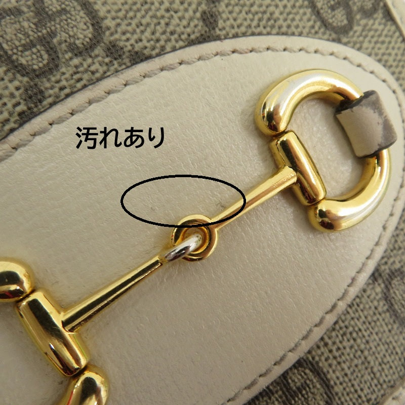 GUCCI | グッチ GGスプリーム ホースビット 1955 二つ折り財布 621891・534563 ベージュ【瀬戸大橋店】