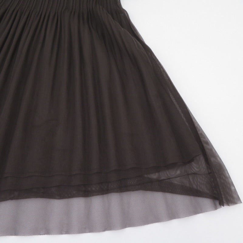 ISSEY MIYAKE | イッセイミヤケ レイヤード ノースリーブ ワンピース PP31-JT713 グレー サイズ：3【瀬戸大橋店】