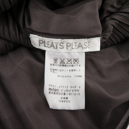 ISSEY MIYAKE | イッセイミヤケ レイヤード ノースリーブ ワンピース PP31-JT713 グレー サイズ：3【瀬戸大橋店】