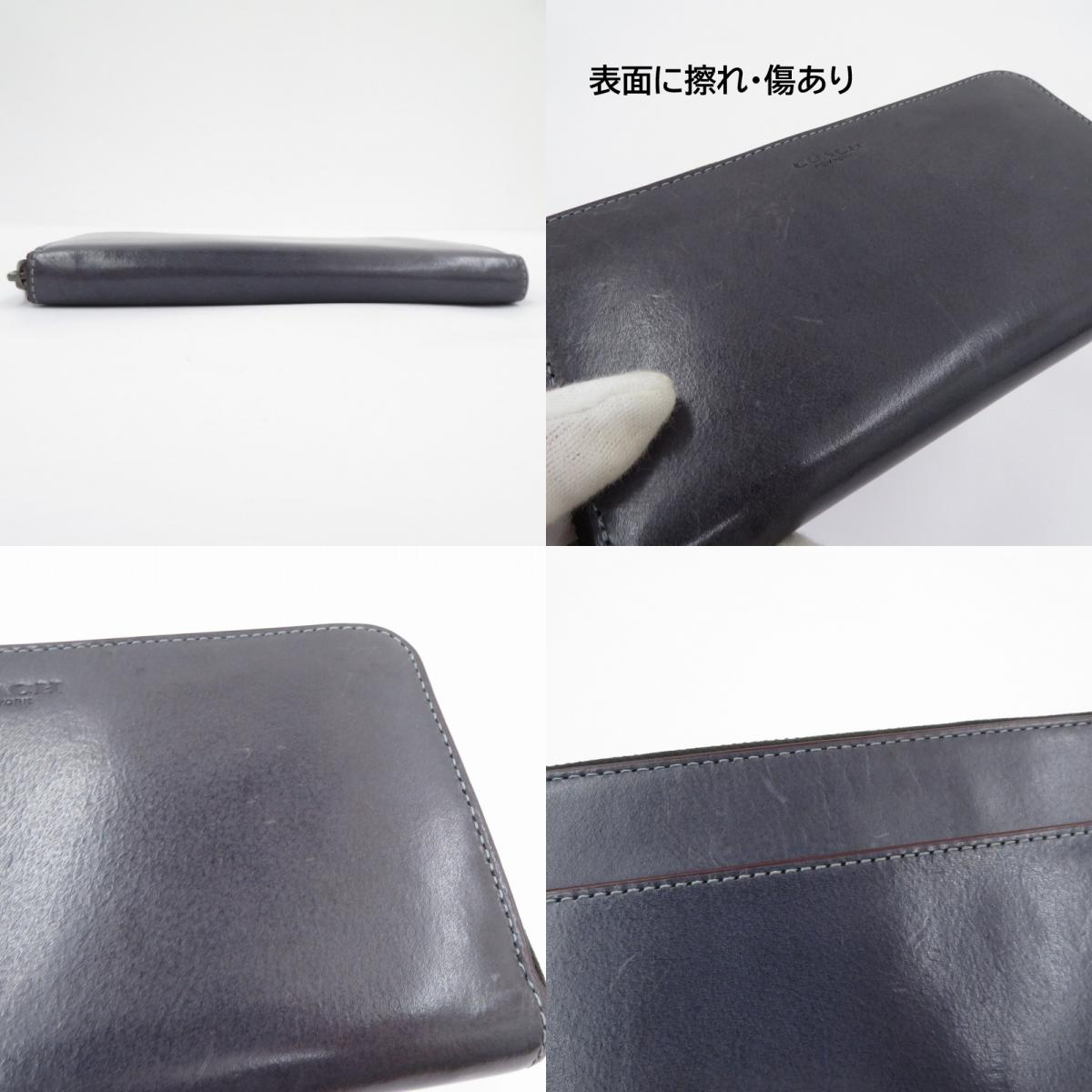 COACH | コーチ アコーディオン ウォレット 長財布 B2144-21796 ダークネイビー【瀬戸大橋店】