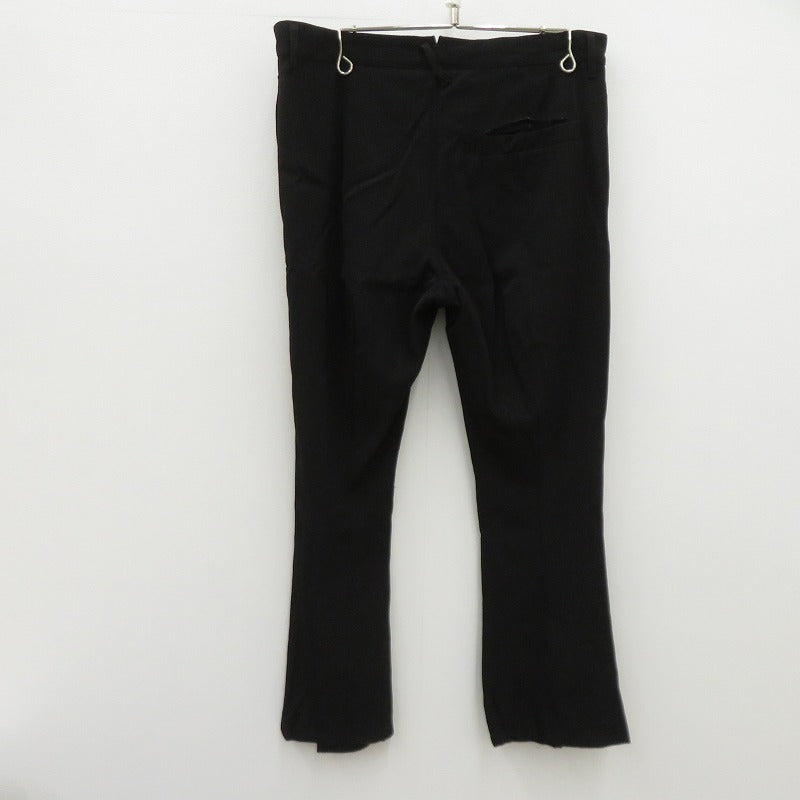 BED J.W. FORD | ベッドフォード Flare Pants ウールパンツ その他ボトムス 20AW-B-PT01 ブラック サイズ：2【瀬戸大橋店】