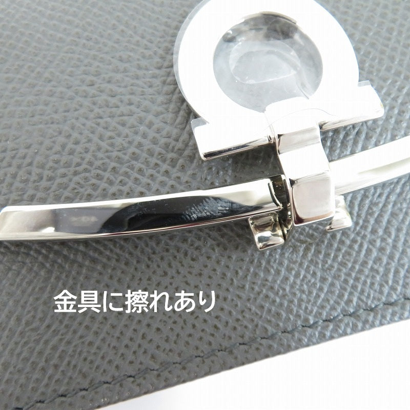 Salvatore Ferragamo | サルヴァトーレフェラガモ ガンチーノ クリップ カードケース 22-D198 グレー【瀬戸大橋店】