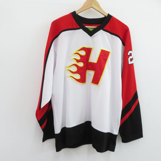 HUF | ハフ ENFORCER HOCKEY JERSEY メッシュ カットソー その他トップス KN00393 レッド サイズ：L【瀬戸大橋店】