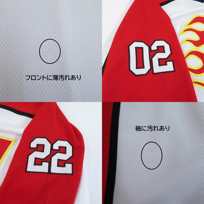 HUF | ハフ ENFORCER HOCKEY JERSEY メッシュ カットソー その他トップス KN00393 レッド サイズ：L【瀬戸大橋店】