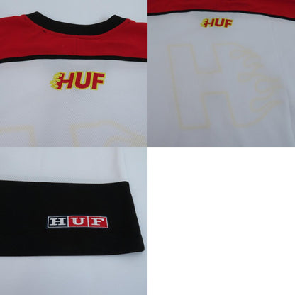 HUF | ハフ ENFORCER HOCKEY JERSEY メッシュ カットソー その他トップス KN00393 レッド サイズ：L【瀬戸大橋店】