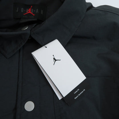 JORDAN | ジョーダン ボタンダウントップ ナイロンジャケット FV7432-045 ブラック サイズ：M【瀬戸大橋店】
