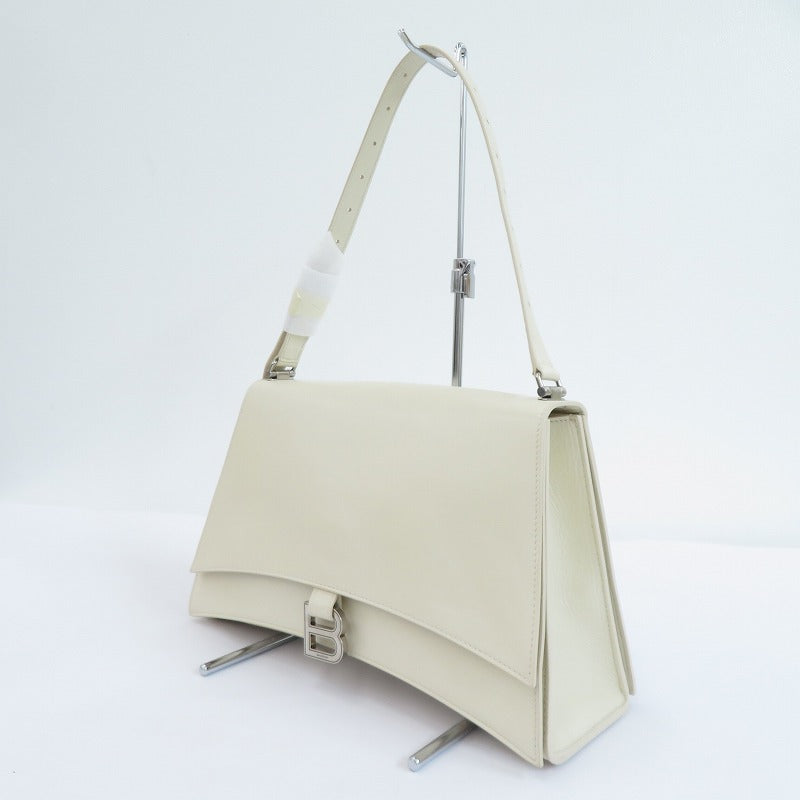 BALENCIAGA | バレンシアガ CRUSH SLING BAG M PAPER CALF ショルダーバッグ 7654662AAR2 ホワイト【瀬戸大橋店】