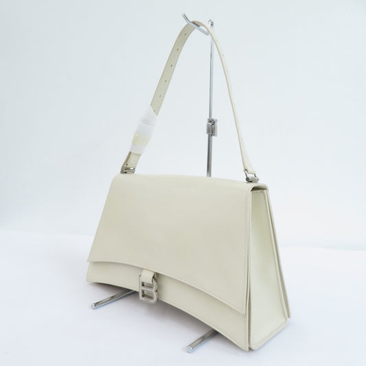 BALENCIAGA | バレンシアガ CRUSH SLING BAG M PAPER CALF ショルダーバッグ 7654662AAR2 ホワイト【瀬戸大橋店】