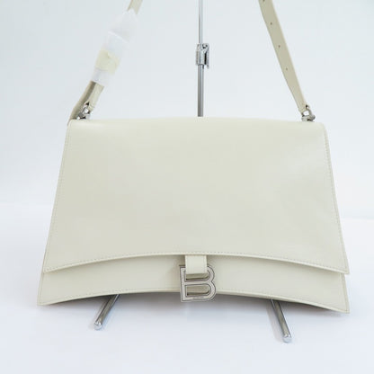 BALENCIAGA | バレンシアガ CRUSH SLING BAG M PAPER CALF ショルダーバッグ 7654662AAR2 ホワイト【瀬戸大橋店】