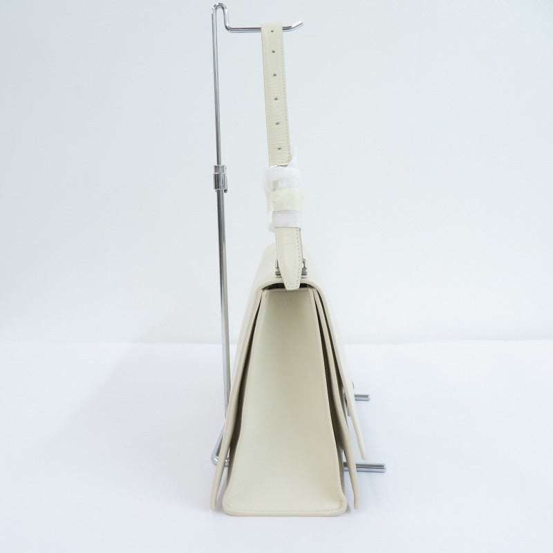 BALENCIAGA | バレンシアガ CRUSH SLING BAG M PAPER CALF ショルダーバッグ 7654662AAR2 ホワイト【瀬戸大橋店】