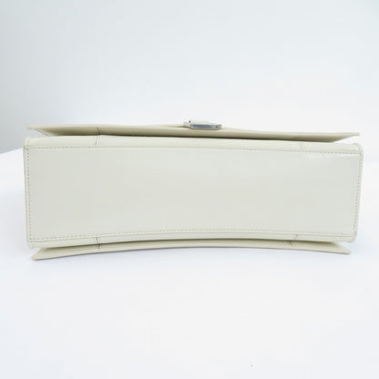 BALENCIAGA | バレンシアガ CRUSH SLING BAG M PAPER CALF ショルダーバッグ 7654662AAR2 ホワイト【瀬戸大橋店】