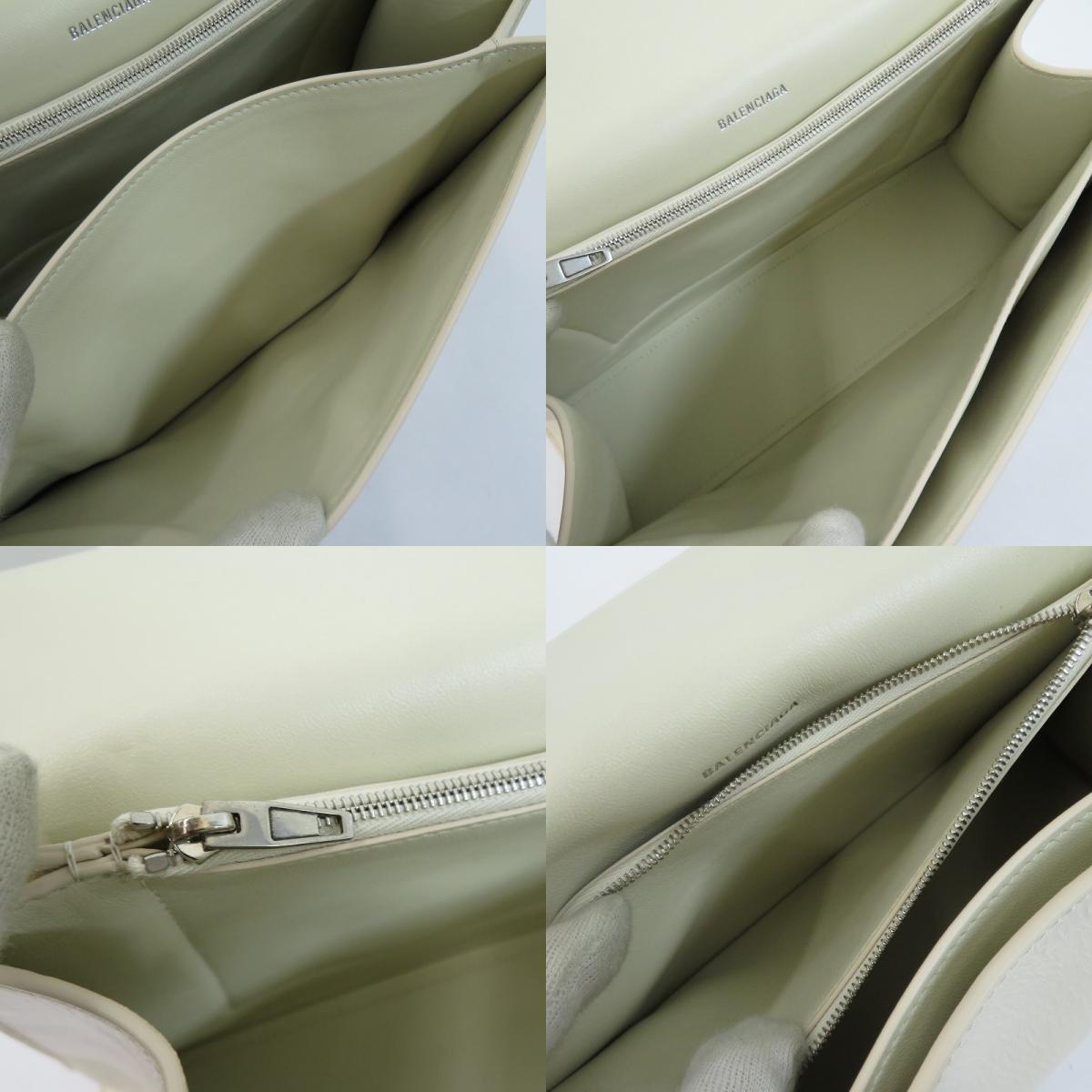 BALENCIAGA | バレンシアガ CRUSH SLING BAG M PAPER CALF ショルダーバッグ 7654662AAR2 ホワイト【瀬戸大橋店】