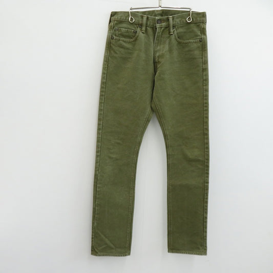 FULL COUNT | フルカウント Paraffin Canvas Tapered Pants テーパード パンツ その他ボトムス 1127 カーキ サイズ：28【瀬戸大橋店】