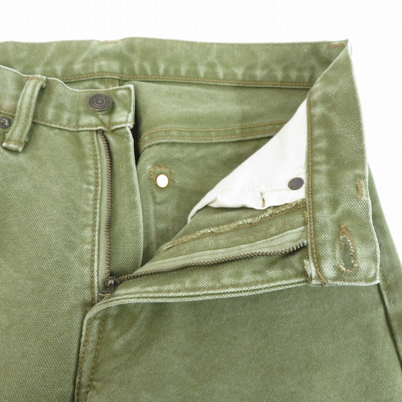 FULL COUNT | フルカウント Paraffin Canvas Tapered Pants テーパード パンツ その他ボトムス 1127 カーキ サイズ：28【瀬戸大橋店】