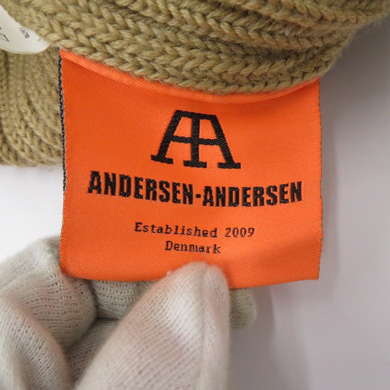 ANDERSEN-ANDERSEN | アンデルセンアンデルセン クルーネック ウールセーター セーター キャメル サイズ：XS【瀬戸大橋店】