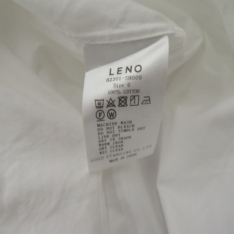 LENO 長袖シャツ H2301-SH009 サイズ：0 ホワイト【瀬戸大橋店】