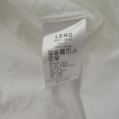 LENO 長袖シャツ H2301-SH009 サイズ：0 ホワイト【瀬戸大橋店】