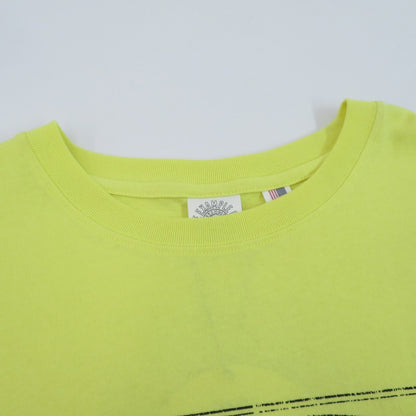 EXAMPLE | イグザンプル ”WORK OF FICTION” WOF S/S TEE 半袖Ｔシャツ ex24ss-tp-0015 イエロー サイズ：XL【瀬戸大橋店】