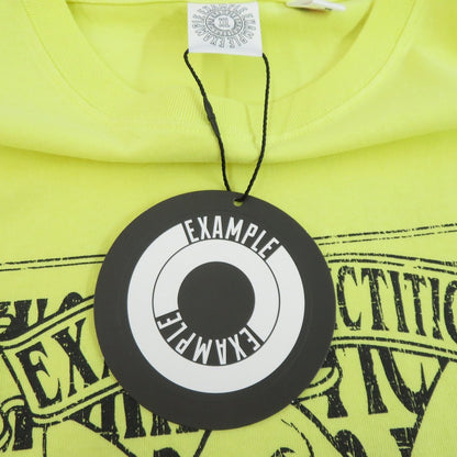 EXAMPLE | イグザンプル ”WORK OF FICTION” WOF S/S TEE 半袖Ｔシャツ ex24ss-tp-0015 イエロー サイズ：XL【瀬戸大橋店】