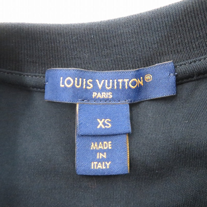 LOUIS VUITTON | ルイ・ヴィトン 半袖Ｔシャツ RW242WW ブラック サイズ：XS【瀬戸大橋店】
