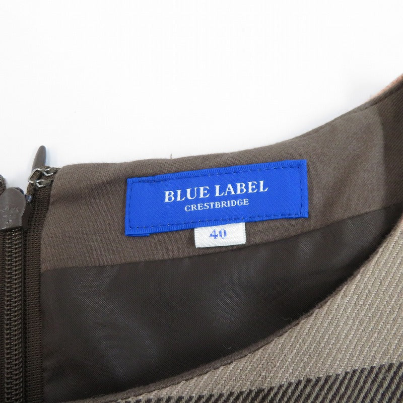 BLUE LABEL CRESTBRIDGE | ブルーレーベル　クレストブリッジ タータンチェック ワンピース 55J12-261-56 マルチカラー サイズ：40【瀬戸大橋店】