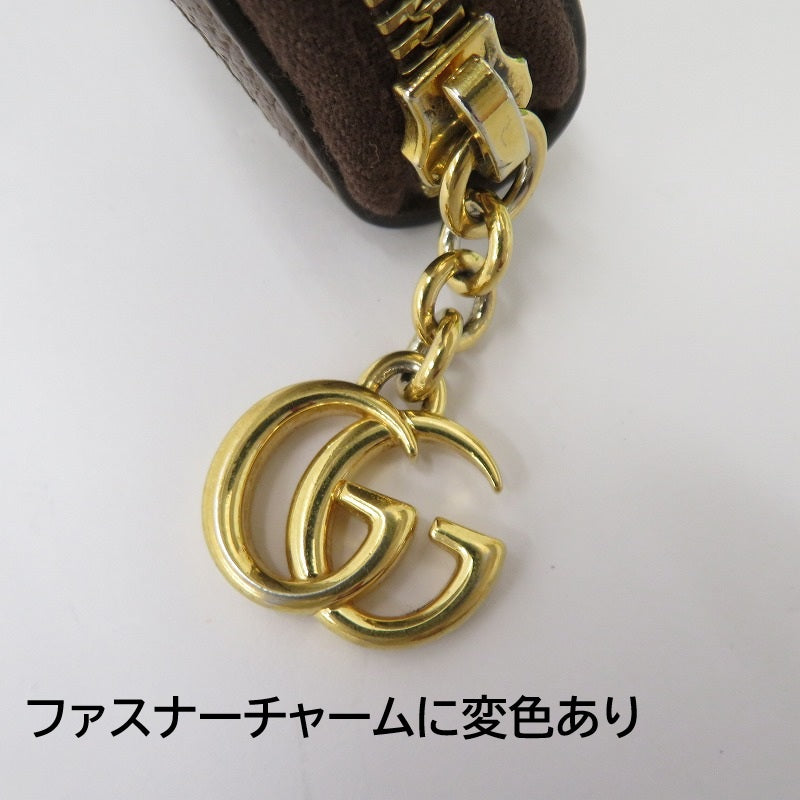 GUCCI | グッチ GGスプリーム ジップアラウンドウォレット 長財布 523154･2134 ブラウン【瀬戸大橋店】