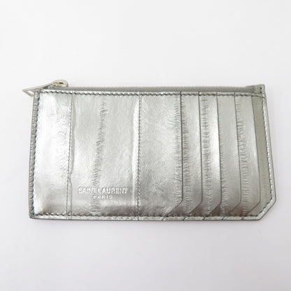 SAINT LAURENT | サンローラン フラグメントケース カードケース 609362・1222 シルバー【瀬戸大橋店】
