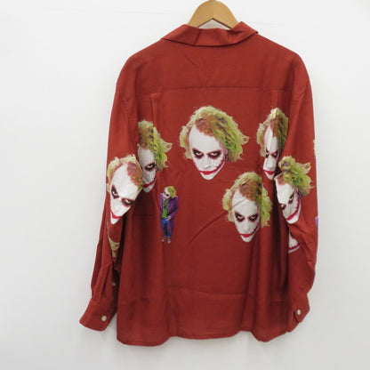 WACKOMARIA | ワコマリア THE DARK KNIGHT TRILOGY/L/S SHIRT 長袖シャツ TDKT-WM-HI07 ブラウン サイズ：L【瀬戸大橋店】