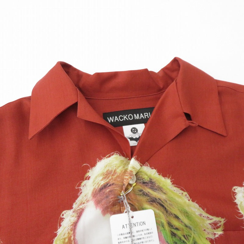 WACKOMARIA | ワコマリア THE DARK KNIGHT TRILOGY/L/S SHIRT 長袖シャツ TDKT-WM-HI07 ブラウン サイズ：L【瀬戸大橋店】