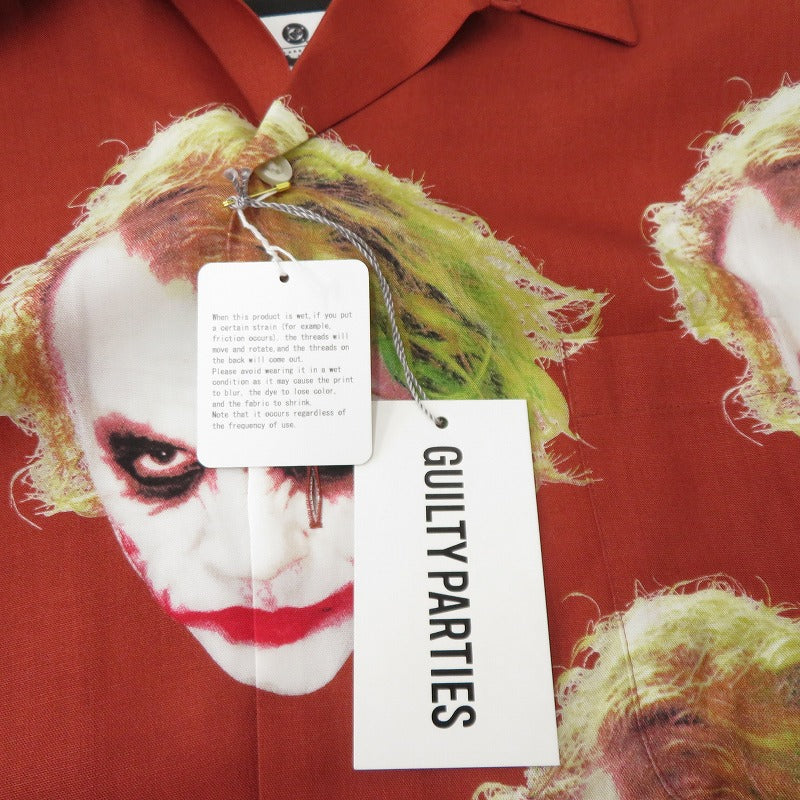 WACKOMARIA | ワコマリア THE DARK KNIGHT TRILOGY/L/S SHIRT 長袖シャツ TDKT-WM-HI07 ブラウン サイズ：L【瀬戸大橋店】