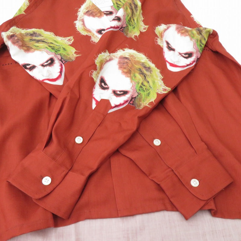 WACKOMARIA | ワコマリア THE DARK KNIGHT TRILOGY/L/S SHIRT 長袖シャツ TDKT-WM-HI07 ブラウン サイズ：L【瀬戸大橋店】