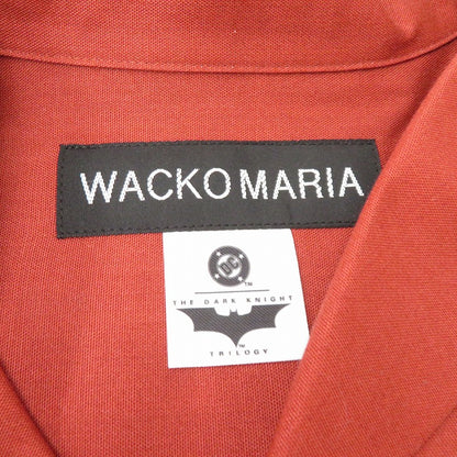 WACKOMARIA | ワコマリア THE DARK KNIGHT TRILOGY/L/S SHIRT 長袖シャツ TDKT-WM-HI07 ブラウン サイズ：L【瀬戸大橋店】