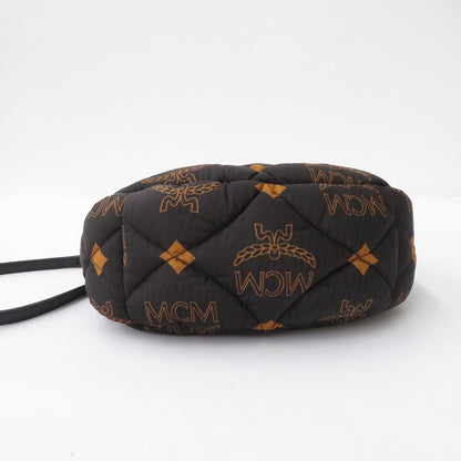 MCM | エム・シー・エム Aren キルティング ホーボー ショルダーバッグ MWHDATA01BK001 ブラック【瀬戸大橋店】