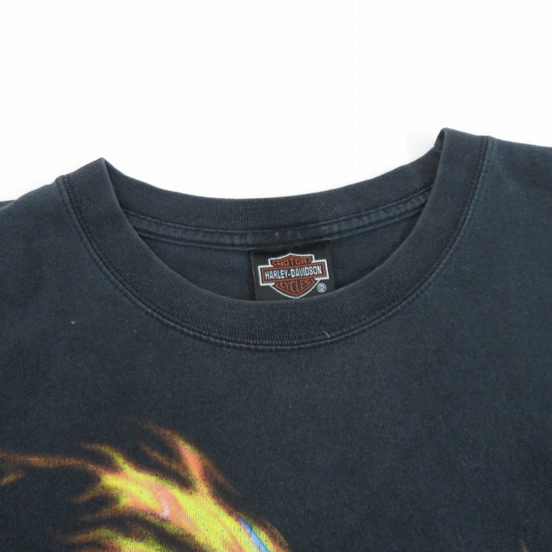 HARLEY-DAVIDSON | ハーレーダビットソン FREE SPIRIT 00s 長袖Ｔシャツ ブラック サイズ：L【瀬戸大橋店】