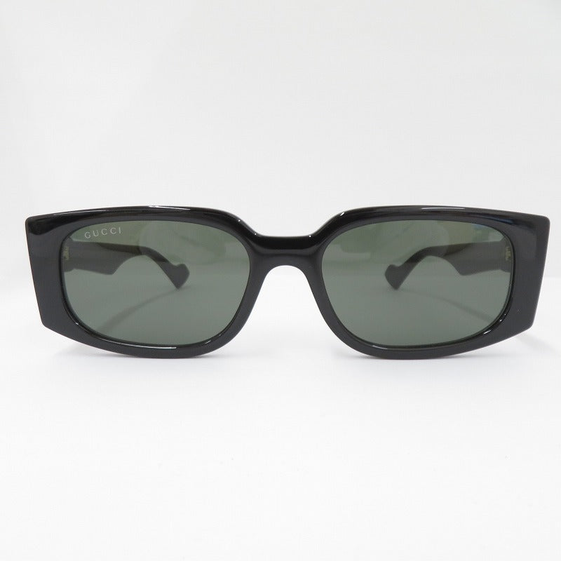 GUCCI | グッチ スクエア サングラス GG1534S 001 サイズ：55□18 140 ブラック【瀬戸大橋店】