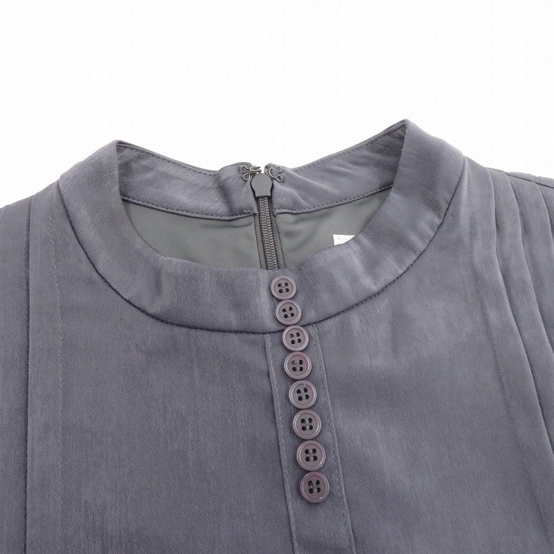 AMERI | アメリ QUEUE BUTTON DRESS ワンピース 01120540860 チャコールグレー サイズ：S【瀬戸大橋店】