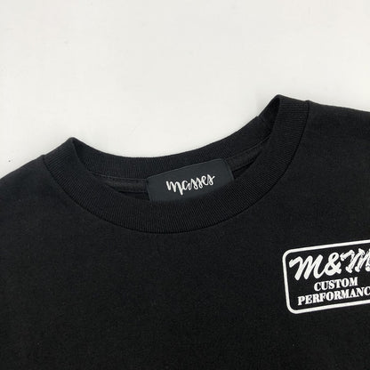 M&M CUSTOM PERFORMANCE | エムアンドエムカスタムパフォーマンス ×MASSES 80’S T-SHIRT 半袖Ｔシャツ ブラック サイズ：不明【瀬戸大橋店】