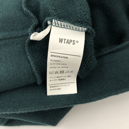 W)TAPS | ダブルタップス Hooded Sweatshirt, Hoodie パーカー グリーン サイズ：2【瀬戸大橋店】