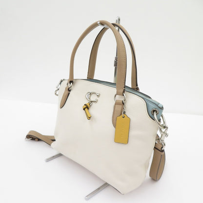 COACH | コーチ レミ サッチェル カラーブロック その他バッグ B2032-1318 ホワイト【瀬戸大橋店】